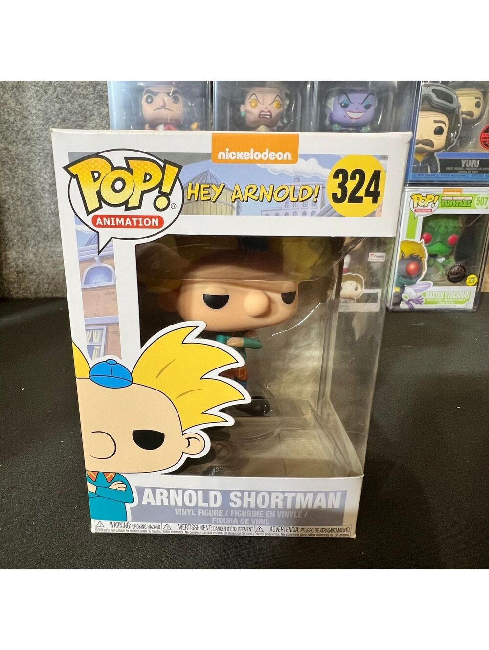 Funko Pop Hey Arnold Arnold Shortman 324 Nickelodeon Animation Vinyl Figure